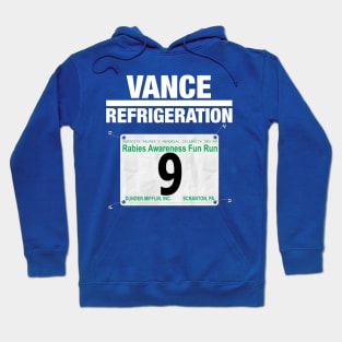 Dunder Mifflin Fun Run Race #9 (Bob Vance) Hoodie